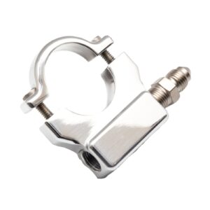 Feuling Feuling, 1" handlebar oil pressure gauge mount. Chrome