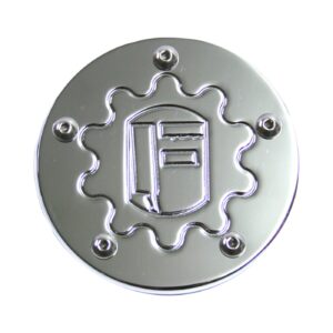 Feuling Feuling, point cover. Gear Logo. Chrome