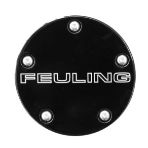 Feuling Feuling, point cover. Feuling Text logo. Black CC