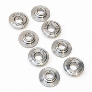 Feuling Feuling, M8 titanium top valve spring collar set +.050"