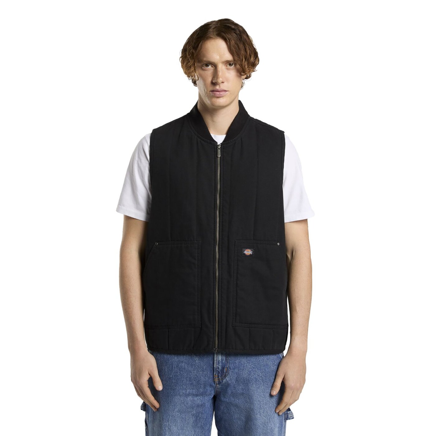 Dickies Dickies Quilted Canvas vest black