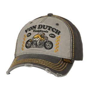 Von Dutch Von Dutch Retro Cafe Racer cap black