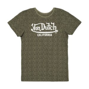 Von Dutch Von Dutch Leopard female t-shirt green