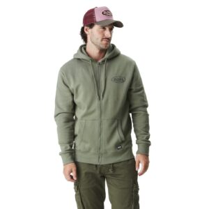 Von Dutch Von Dutch Logo zip hoodie khaki