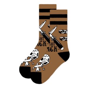 American Socks American Socks Fight Mid High socks back/brown