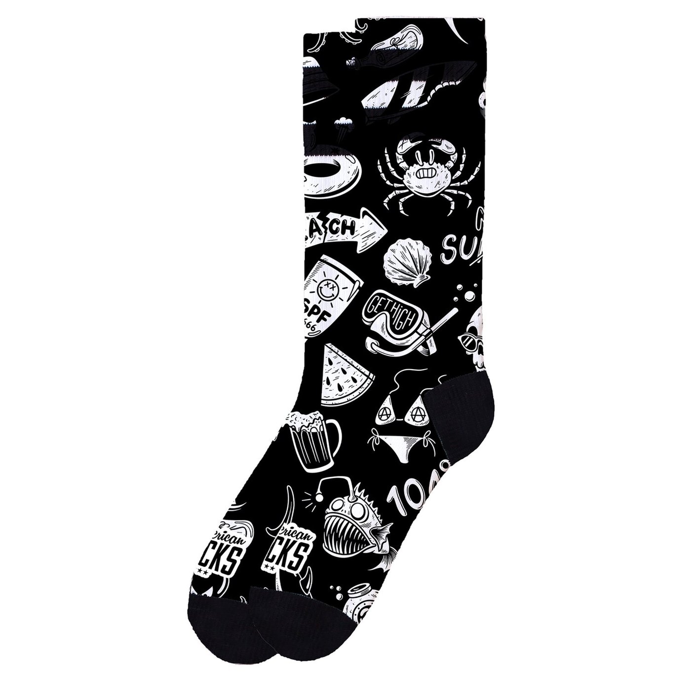 American Socks American Socks Hella Hot Signature socks black