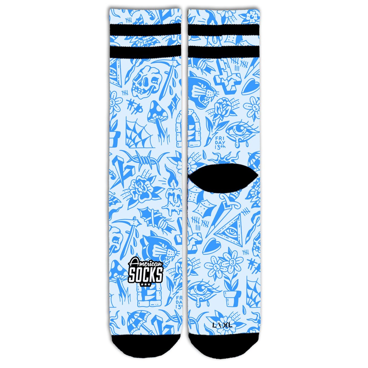 American Socks American Socks Freaked Signature socks blue - Image 2