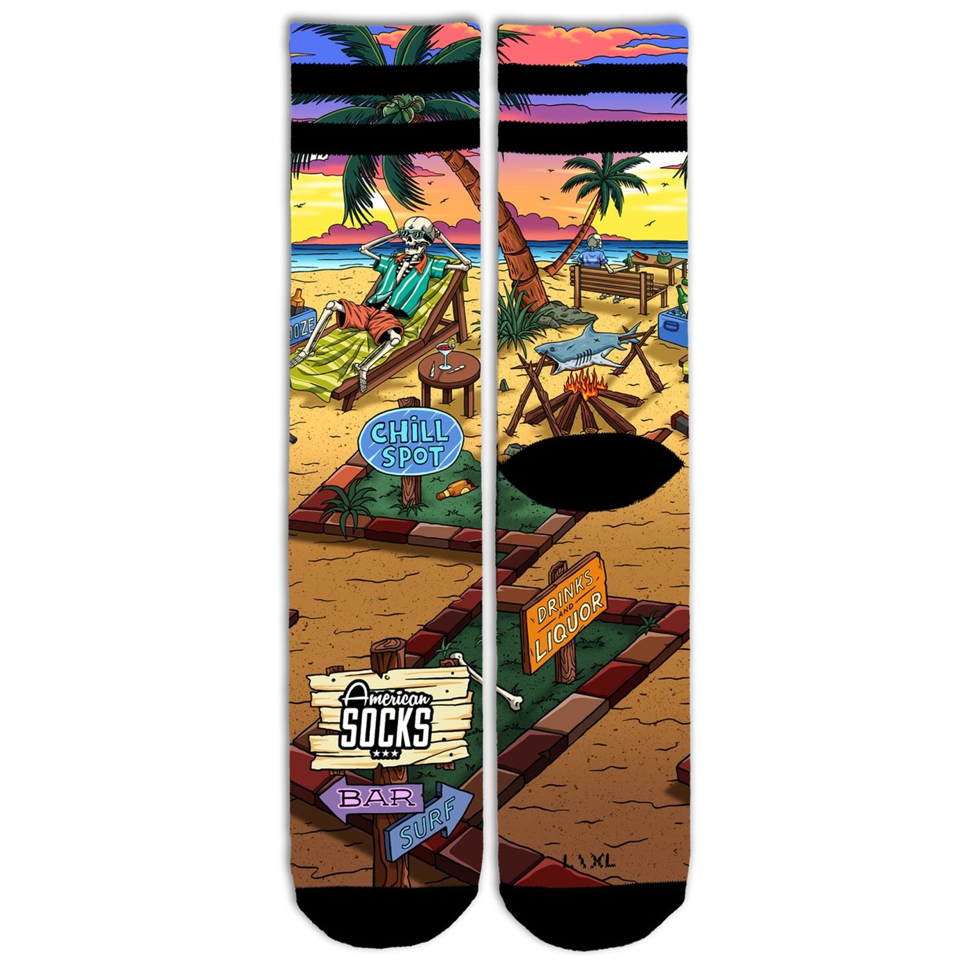 American Socks American Socks Chiller Signature socks brown - Image 2