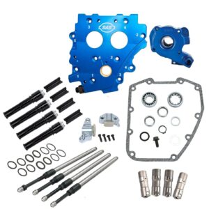 S&S S&S, Twin Cam cam chest kit - chain drive, no cams. Black