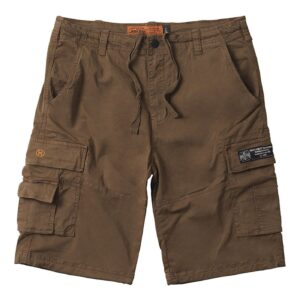 West Coast Choppers WCC CFL Cargo shorts khaki brown