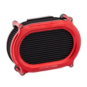 Arlen Ness Arlen Ness, Stage II Oval Upgrade air cleaner kit. Red