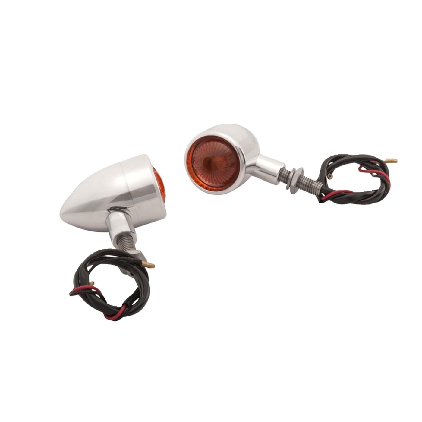 Motone Motone, custom billet turn signal set. Polished