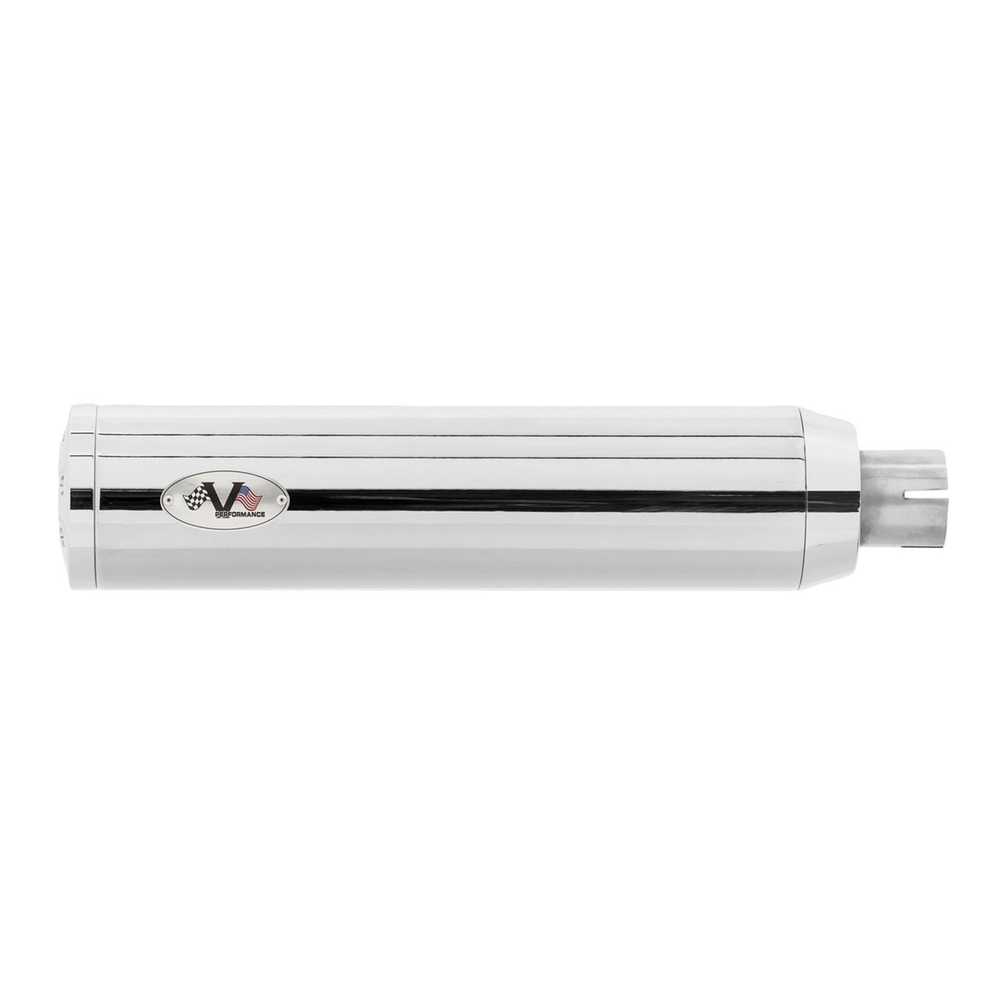 V Performance V Performance Twin Slip-on muffler set Chubby. Chrome - Image 2