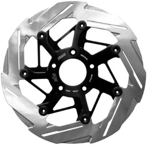Kodlin Kodlin by SBS, '7-spoke' brake rotor front left. Clear
