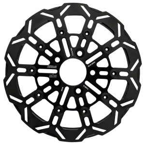 Kodlin Kodlin by SBS, '10-spoke' brake rotor rear. Black