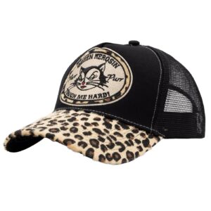 King Kerosin Queen Kerosin Touch me hard cap leopard wash