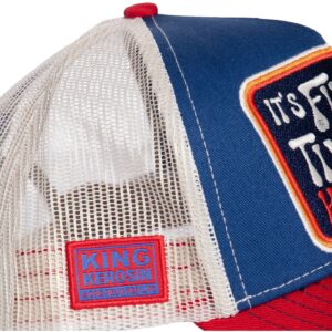 King Kerosin King Kerosin It's fucking time to ride cap red&blue