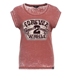 King Kerosin Queen Kerosin Forever 2 wheels t-shirt orange