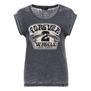 King Kerosin Queen Kerosin Forever 2 wheels t-shirt anthracite