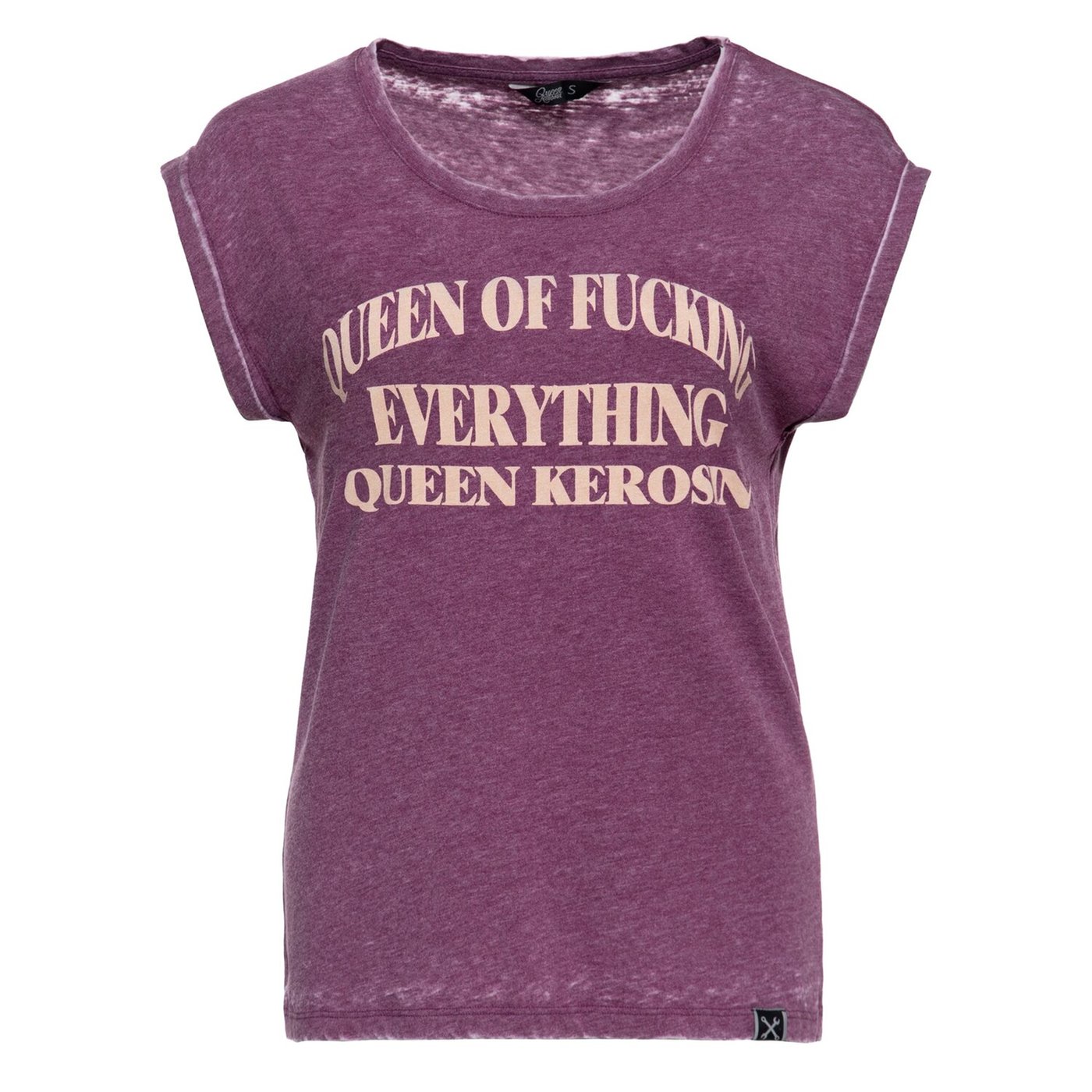 King Kerosin Queen Kerosin Queen of everything t-shirt plum