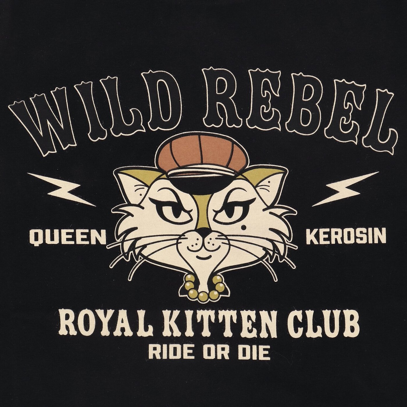King Kerosin Queen Kerosin Royal Kitten Club t-shirt black - Image 2