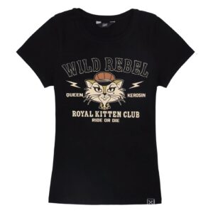 King Kerosin Queen Kerosin Royal Kitten Club t-shirt black