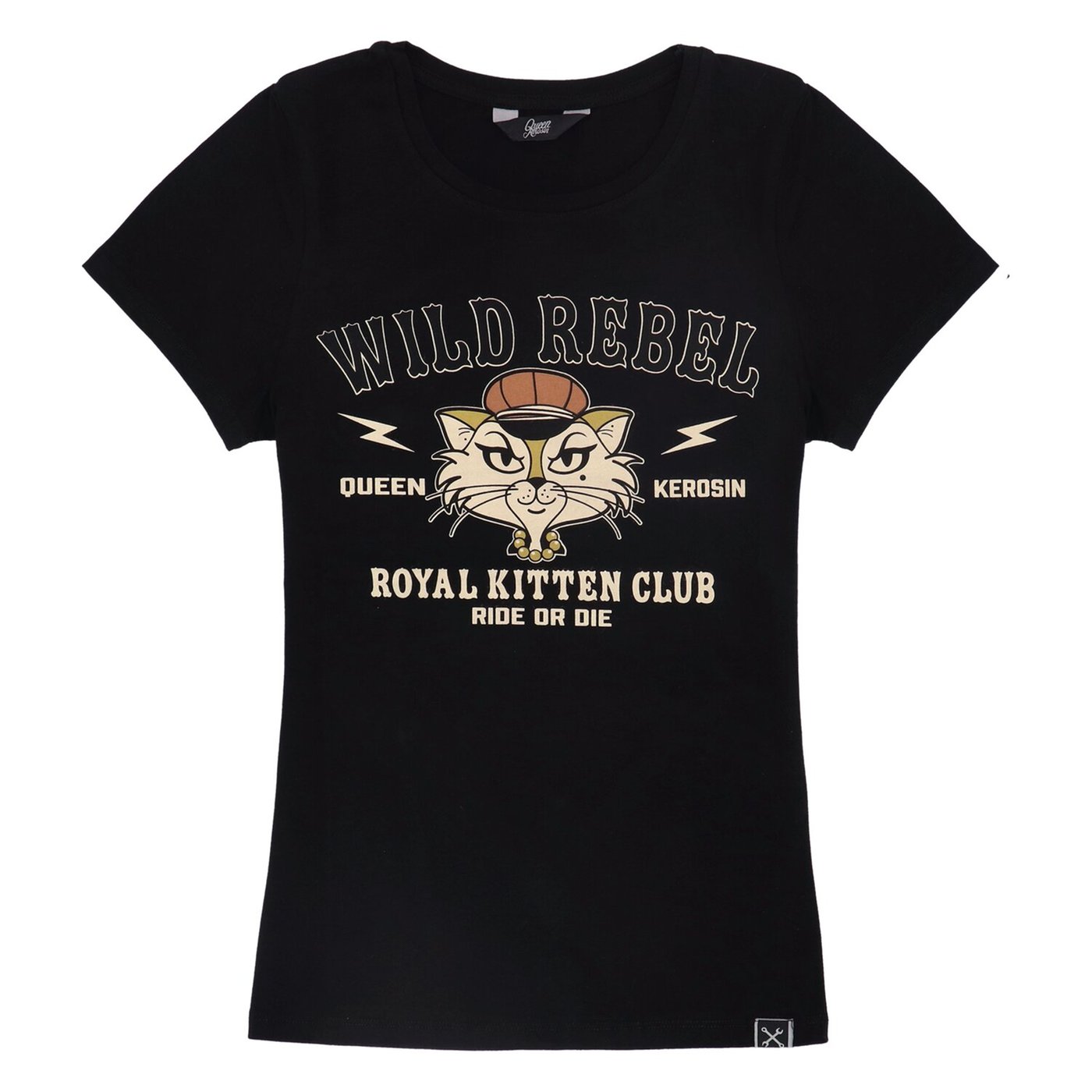King Kerosin Queen Kerosin Royal Kitten Club t-shirt black