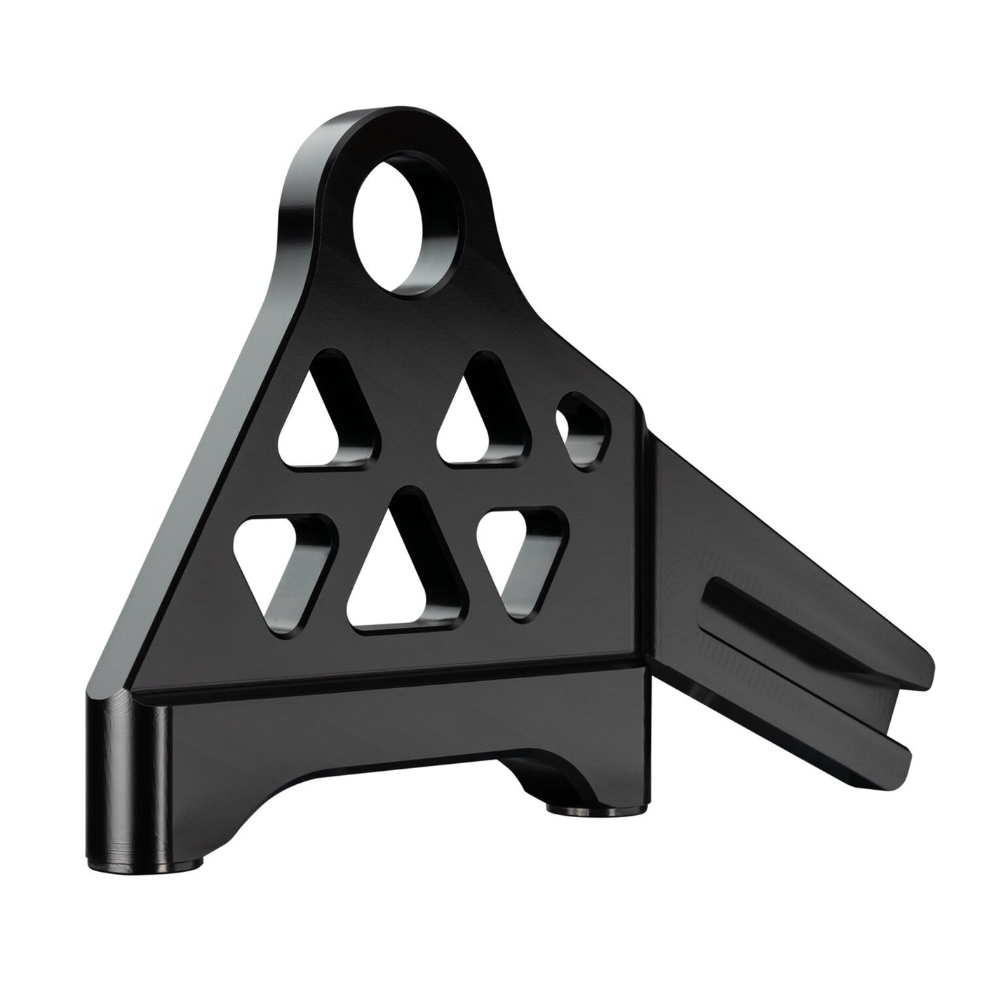 Accossato Accossato, M8 Softail rear brake caliper bracket. Black