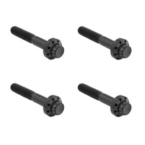 Arlen Ness Arlen Ness, titanium 12-point front fender bolt kit. Black