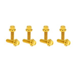 Arlen Ness Arlen Ness, titanium 12-point lifter block bolt kit. Gold