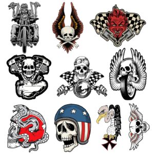 Lethal Threat Biker series 10-pack decals