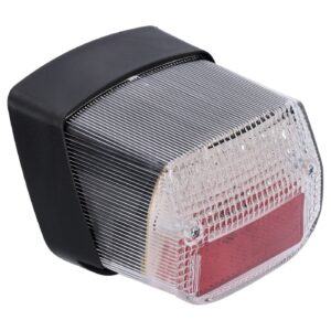 MCS Emgo, LED taillight. Clear lens/red reflector