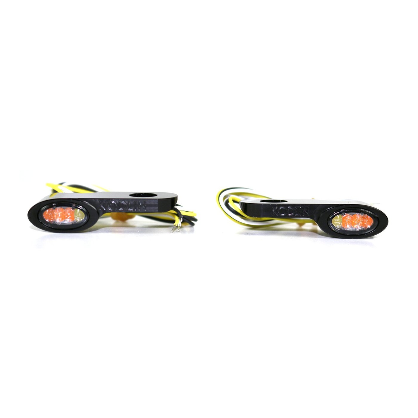 Kodlin Kodlin, Elypse LED mini turn signals. Front. Black - Image 2