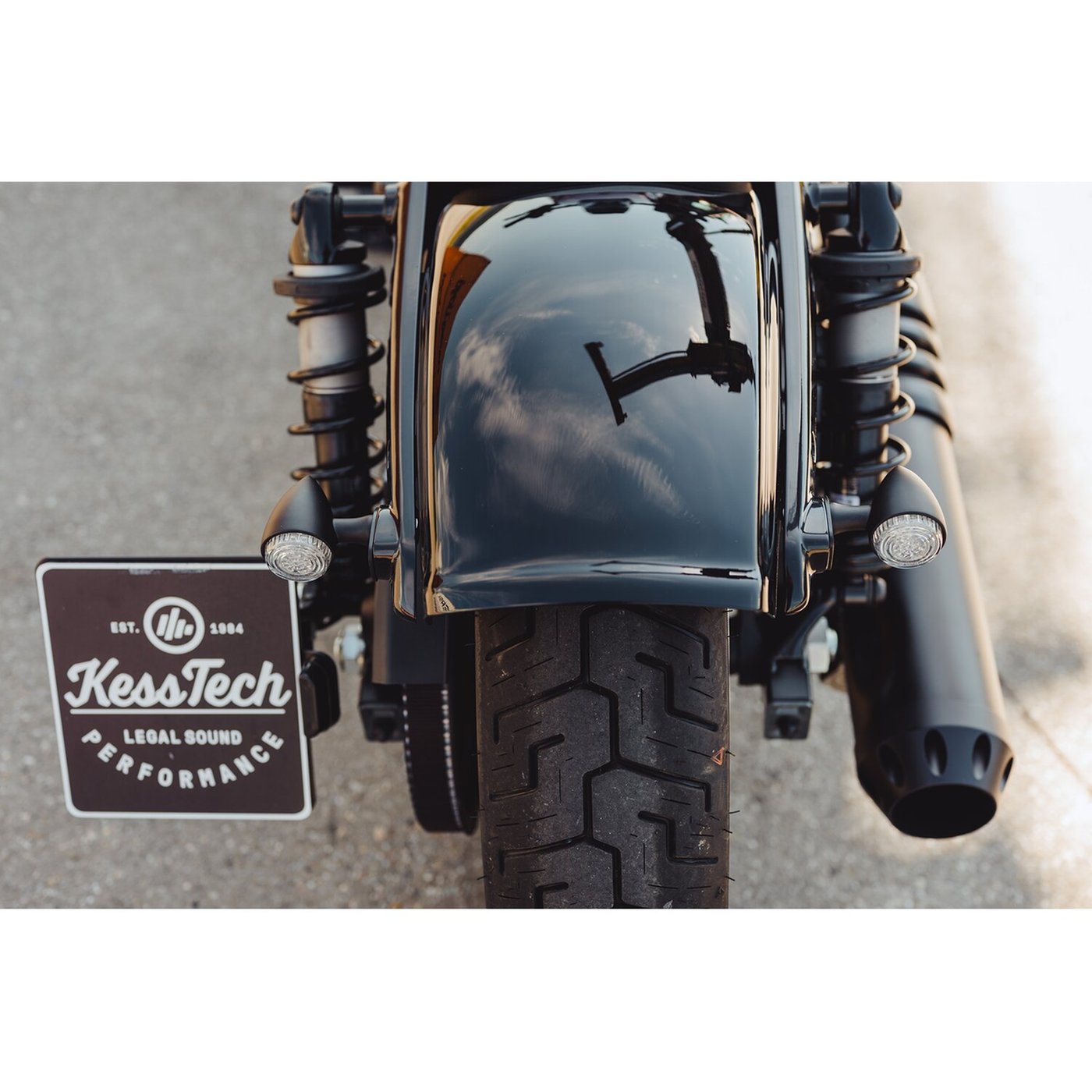 Cult-Werk Cult-Werk, Nightster OEM style rear fender. Gloss black