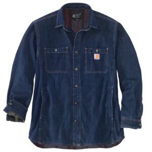 Carhartt Carhartt Denim Fleece lined shirt glacier