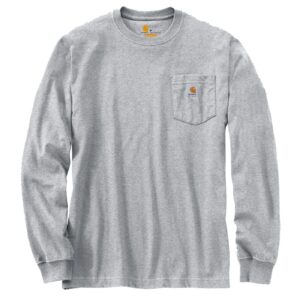 Carhartt Carhartt Pocket long sleeve heather gray