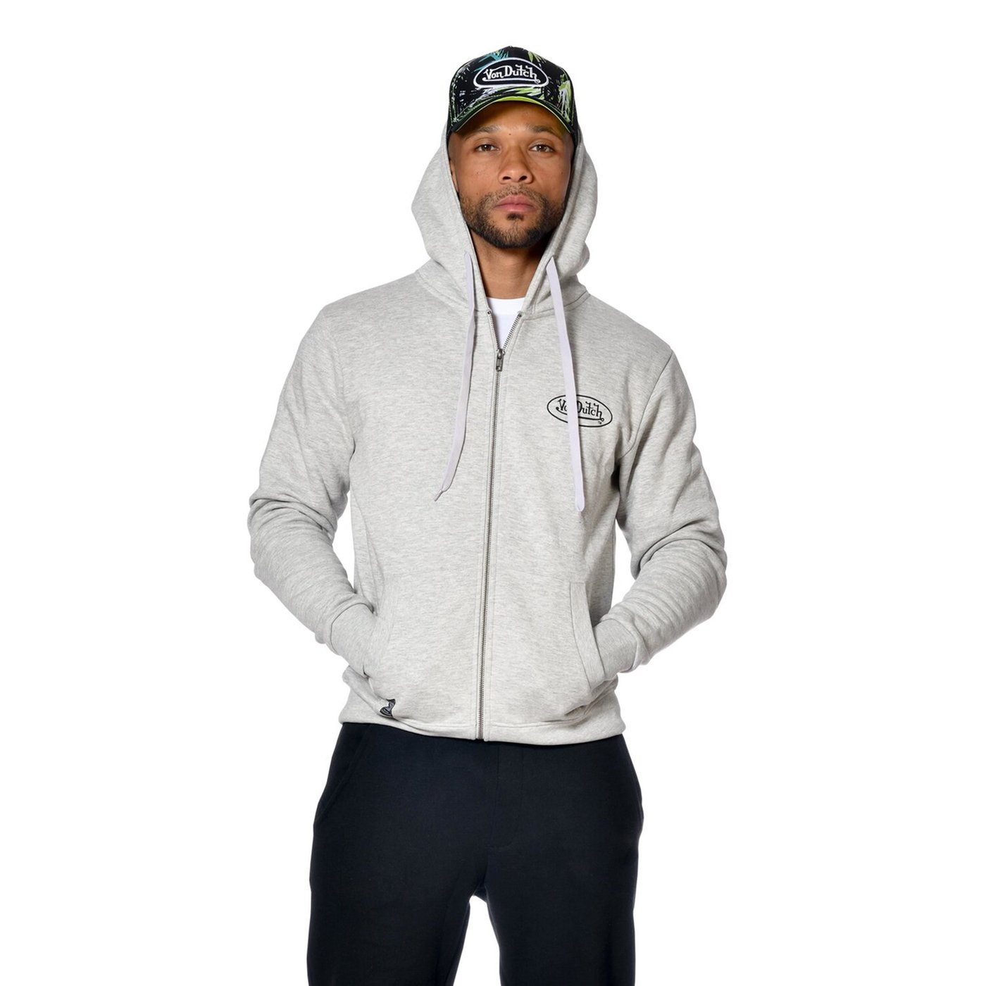 Von Dutch Von Dutch Sliman zipped hoodie
