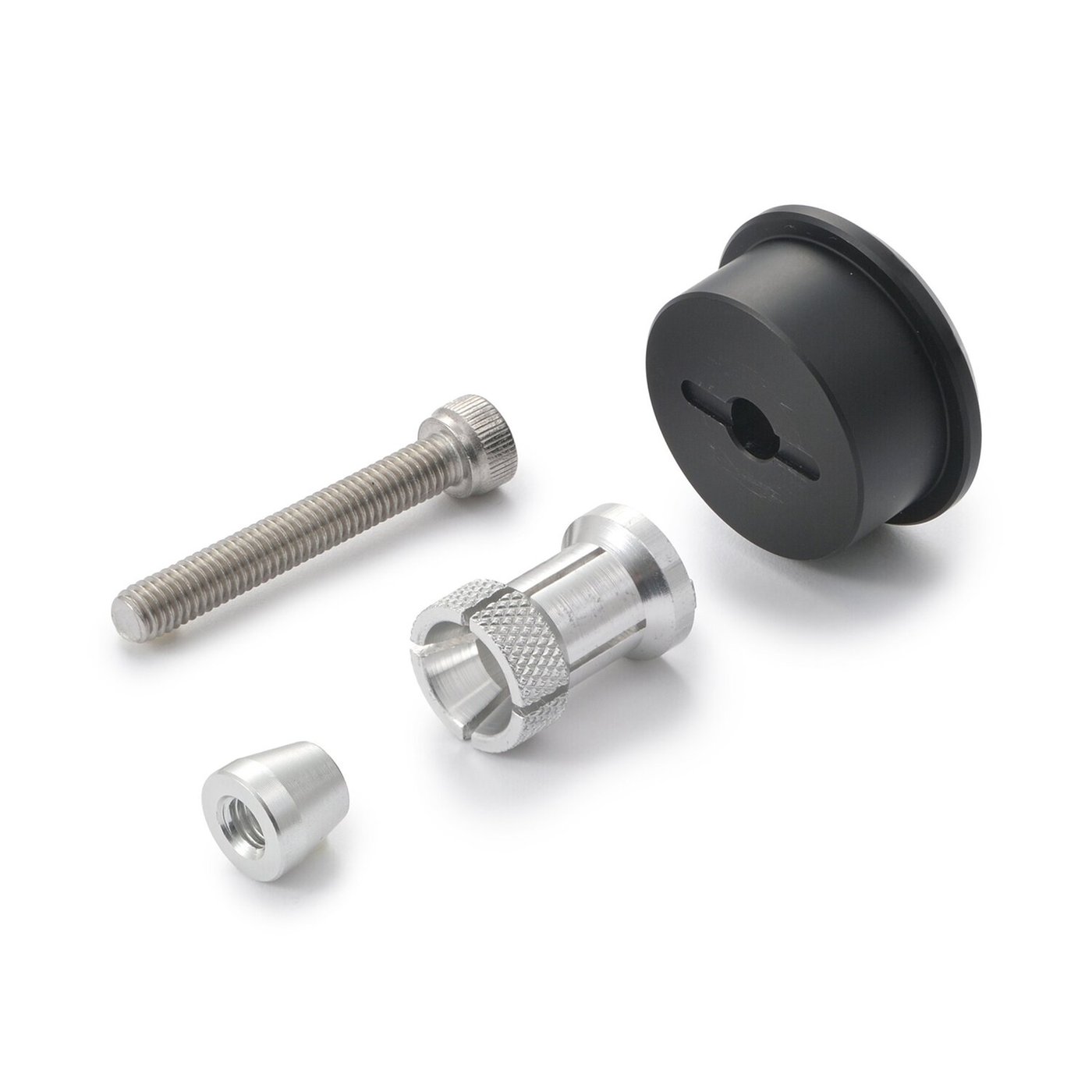 Daytona Daytona, bar end mirror adaptor set. Black - Image 2