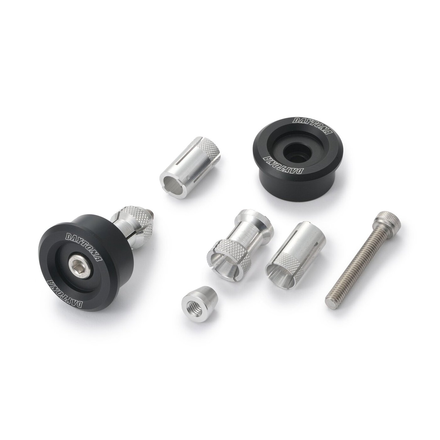 Daytona Daytona, bar end mirror adaptor set. Black