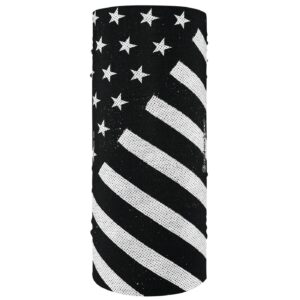 Zan Headgear ZANheadgear Motley Tube polyester black & white flag