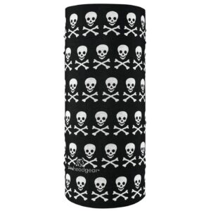 Zan Headgear ZANheadgear Motley Tube polyester skull & crossbones