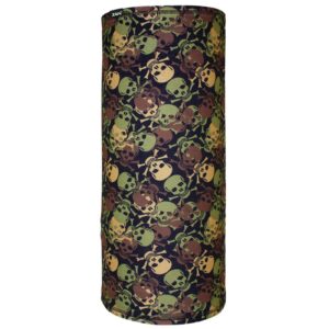 Zan Headgear ZANheadgear Motley Tube sportflex all over skull camo