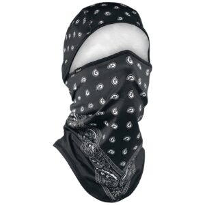 Zan Headgear ZANheadgear Balaclava sportflex black paisley