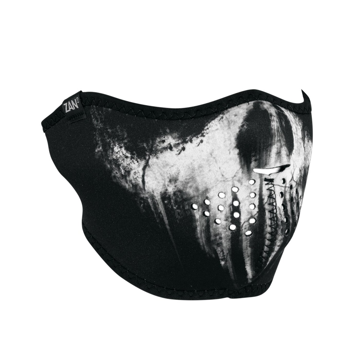 Zan Headgear ZANheadgear Half Mask neoprene skull ghost