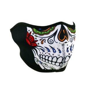 Zan Headgear ZANheadgear Half Mask neoprene muerte skull