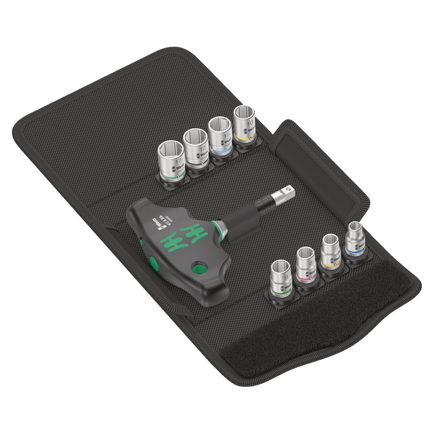 Wera Wera, Kraftform Kompact 400 RA. 1/4" drive. Metric sizes - Image 2