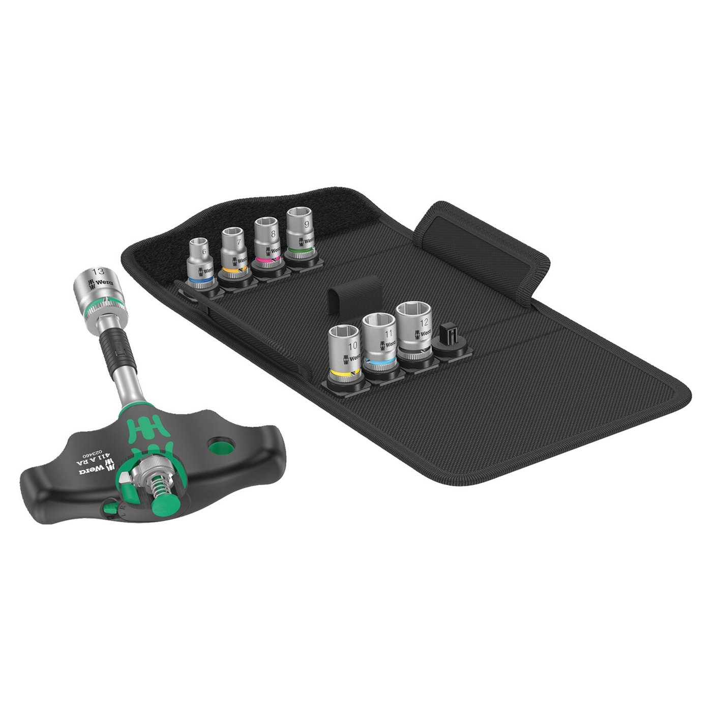 Wera Wera, Kraftform Kompact 400 RA. 1/4" drive. Metric sizes