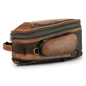 Longride Longride, Heritage waxed canvas tank bag. Khaki