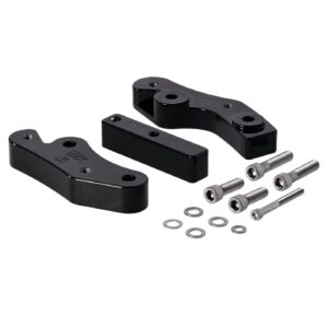 DK Custom DK Custom Products, rider floorboard relocation kit. Black