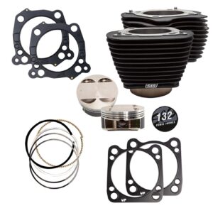 S&S S&S, 132" big bore kit. Black cylinders